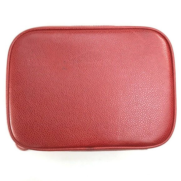 Authentic CHANEL CC Mark Horizontal Cosmetics Pouc - Picture 4 of 12